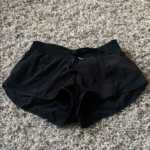 Black Lululemon Hotty hot shorts